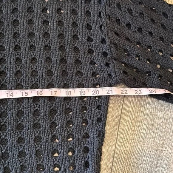 Black Open-knit Sweater - Picture 5 of 6